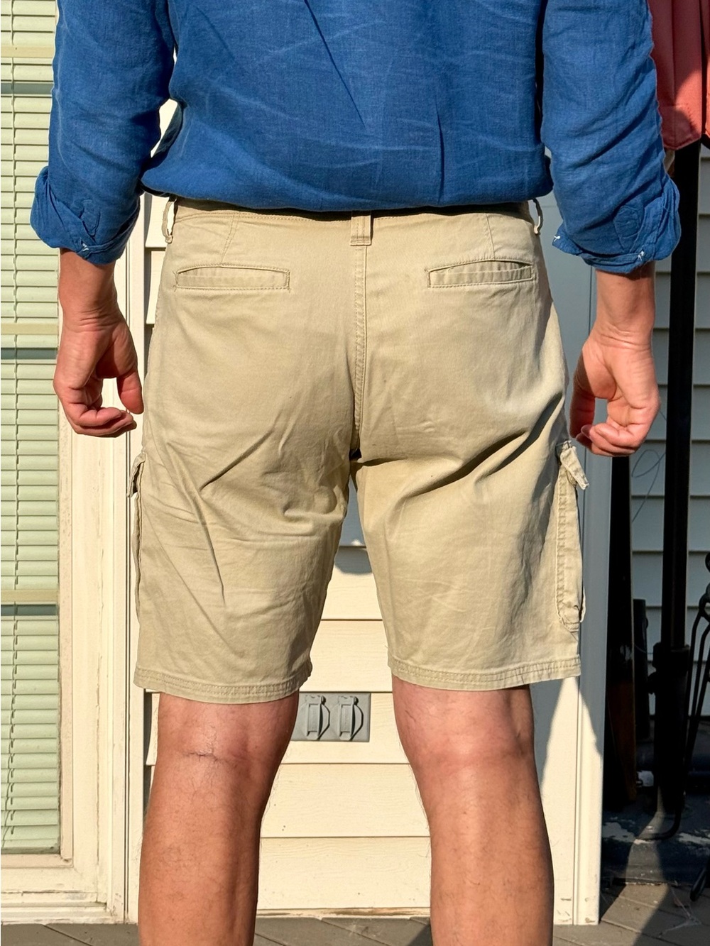 Wrangler Men's Tan Cargo Shorts – Classic Utility Style - Picture 2 of 10